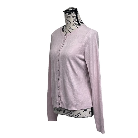 New York & Company Pink Cardigan Sweater S Y2K Coquette Cottagecore Soft Girl - Picture 3 of 10